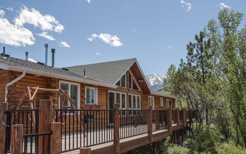 Deck facing Cottonwood Creek