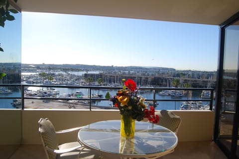 view from private balcony