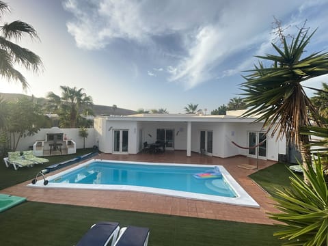 The pool is south facing hammock not included