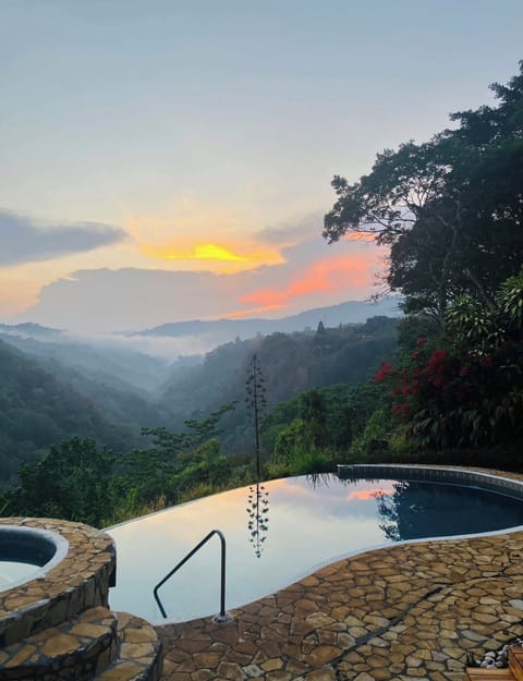 The view from this home is ethereal.