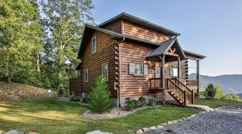 Out little cabin in the mountains. 