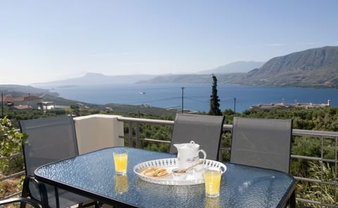 an astonishing view of cretan scenery, from east to west...