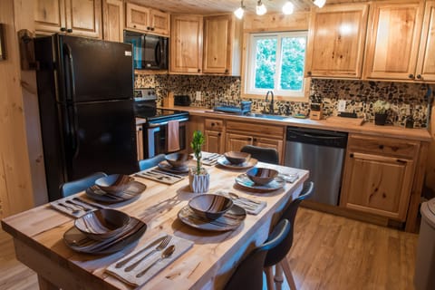 Fully stocked kitchen. Everything you would need to cook inside or on the grill.