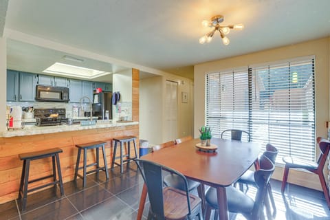 Dining Room | 2-Story Townhome | Free WiFi | Central A/C & Heat