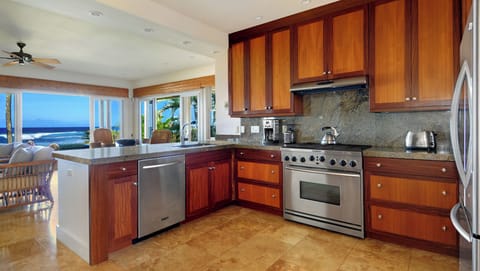 Hale Naia at Baby Beach - Ocean View Fully Equipped Kitchen - Parrish Kauai