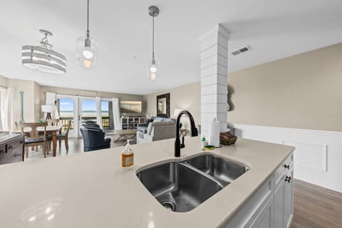 Washing dishes isn't a chore with an ocean view