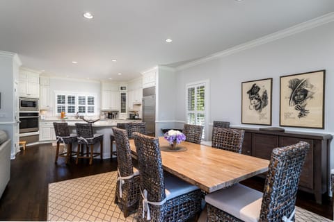 updated kitchen is open to the dining room and the rest of the family spaces!