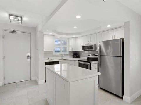 Fully Equipped Kitchen with Stainless Steel Appliances