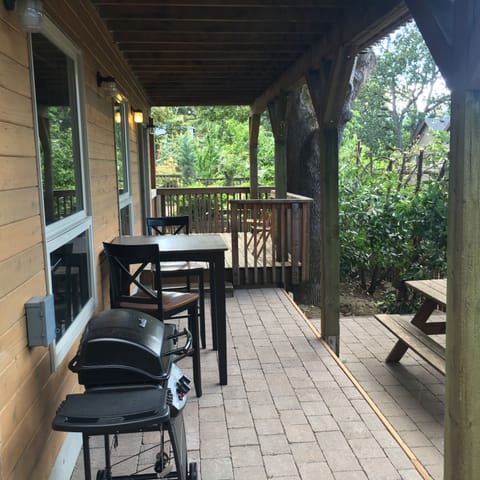 Outside Sitting and Cooking Area