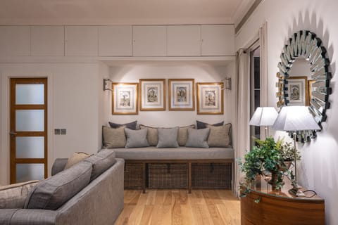 STYLISH FURNISHINGS and DECOR define the tranquil space.