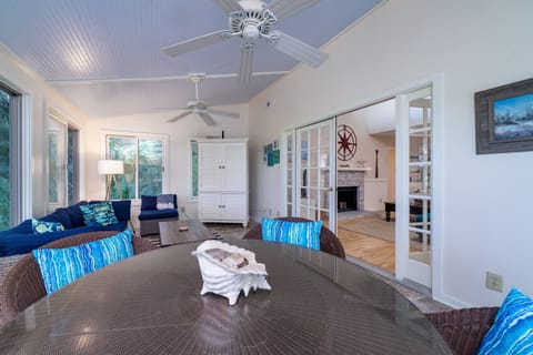 Doors from living room lead out to the Sun porch. A great second living area for your family!