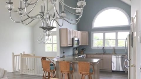 Renovated Kitchen with granite and new appliances.