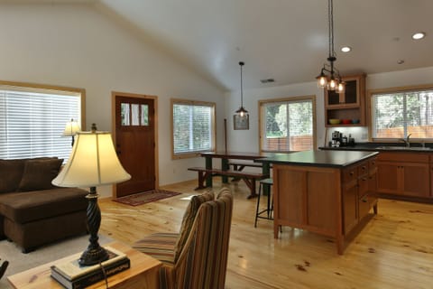 Beautiful pine plank floors throughout