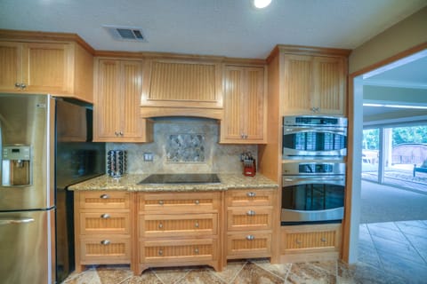 Kitchen with double oven