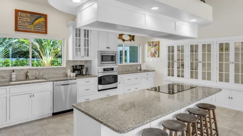 Fully equipped kitchen with modern appliances – AMI Beach House