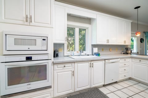 Gourmet kitchen with plenty of light