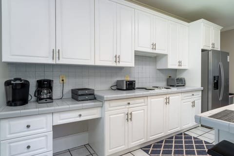 Fully stocked kitchen