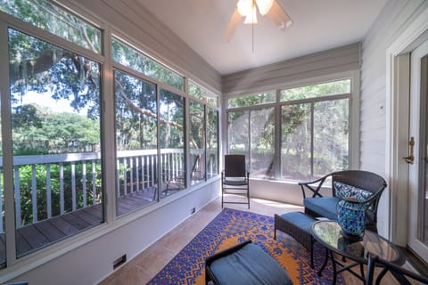 Beautiful views from the sunroom