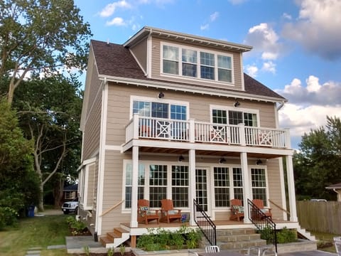 Charming Lake Michigan Home with Private Beach-Generous Porches-Gorgeous Views