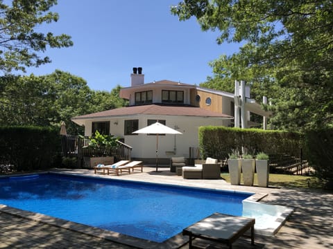 House and back yard. The pool gets plenty of sun throughout the day.