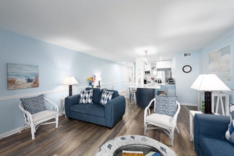 Comfortable seating in living room