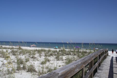 Beach Access on the other side of the courtyard.