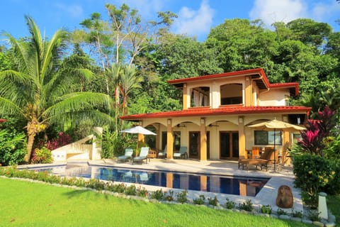 outdoor shower, seating, outdoor dining, BBQ,  huge master patio,  great pool
