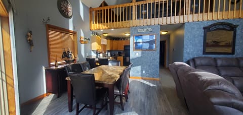 View of home as coming in from sliding door.