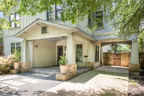Front entrance and patio