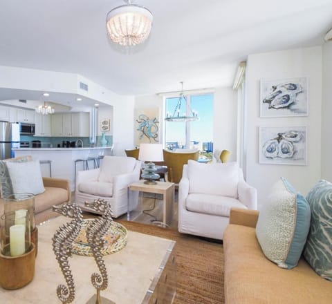 Silver Beach Towers East 1601 - Open Living Area