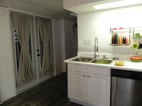 Apartment is completely separate from the main house.