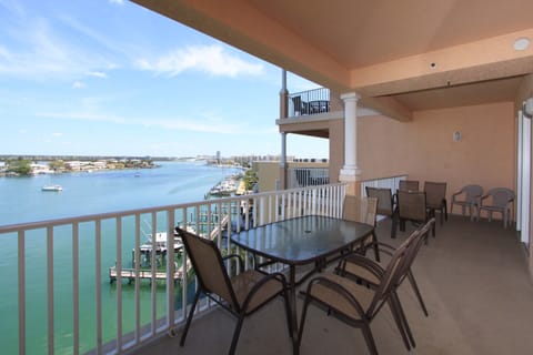 View From Balcony. See the dolphins?