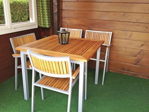 heated loggia with the view, seats 4