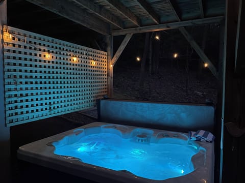 Ahhhh your hot tub spa evening awaits