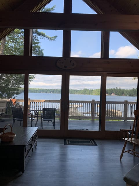 Living room looking off to Lake