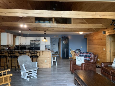 back to Lake looking into House