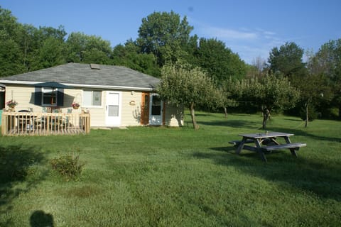Front and Side view of studio & lot