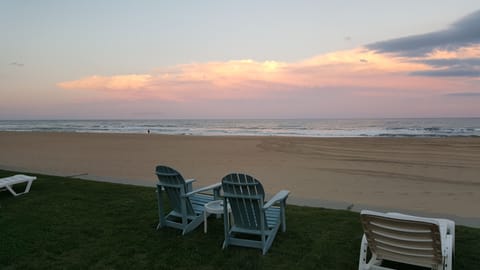 Enjoy a glass of wine or two while watching the beautiful sundown and dolphins.