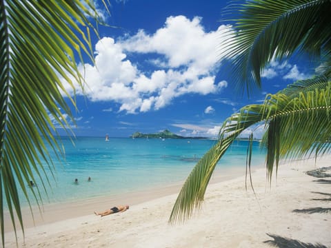 Nearby Reduit Beach