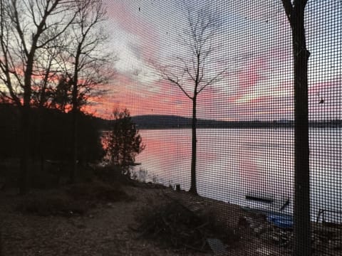 Breathtaking sunsets on Cedar Lake