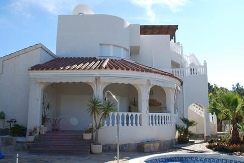 Main View with 3 Terraces and Private Pool
