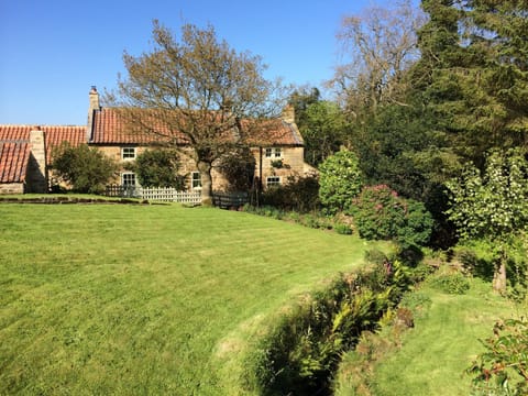 Blue Beck Cottage delightful garden with the Beck running through it.