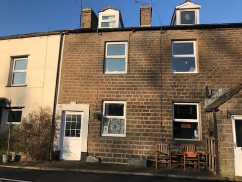 Cottage front with outside parking