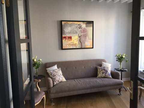 Living and television room