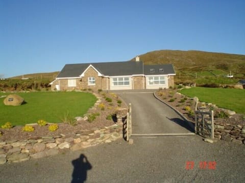 House & Mountain backdrop