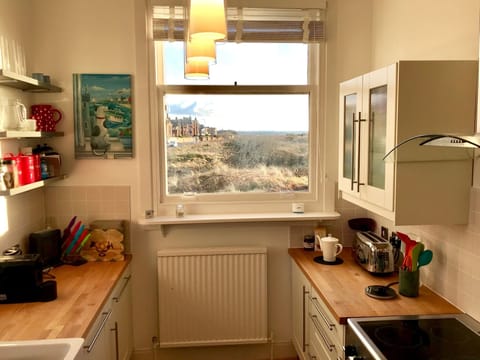 View to Royal Troon Golf Club from the kitchen window.