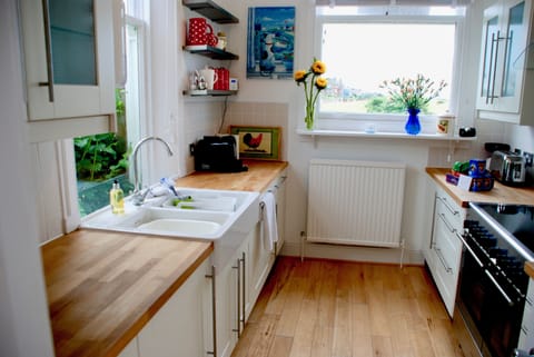 Modern Kitchen with views to Royal Troon.