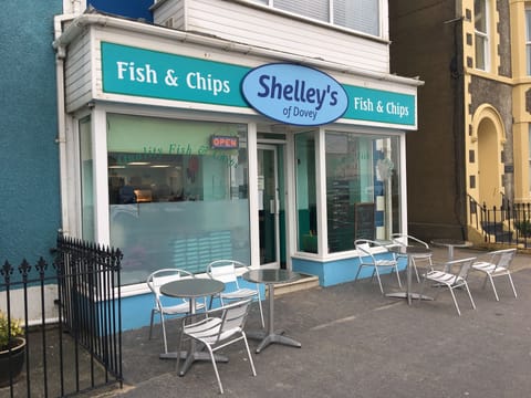Fish and chip shop in the village