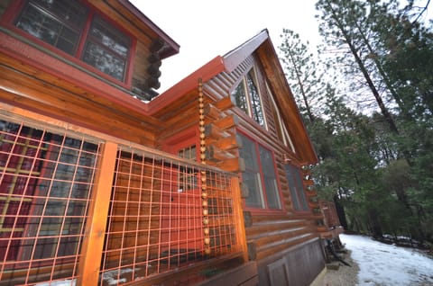 Custom details of this Log Cabin will blow your mind!