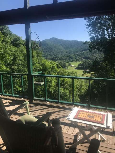 Fabulous from 3400’ high... looking out over the famous view of Mt Pisgah.